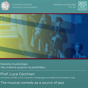 Jazzové prednášky prof. Luca Cerchiariho v BA !!!