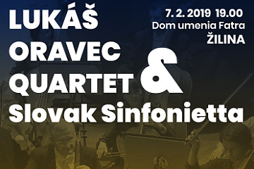 ZA: Lukáš Oravec Quartet & Slovak Sinfonietta !!!